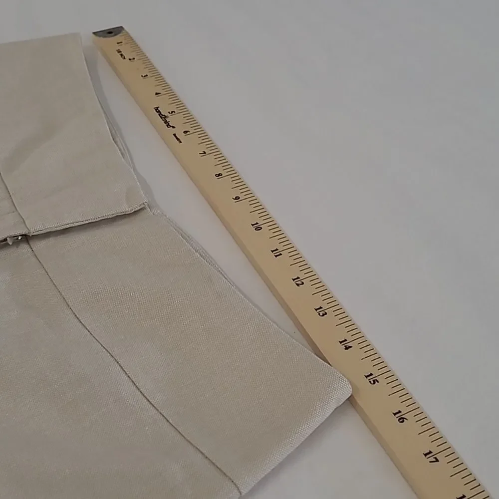 Magaschoni Collection cotton poly ramie spandex blend dress pants